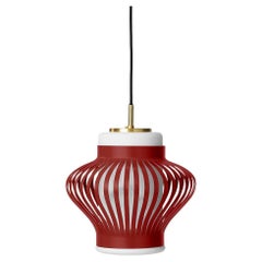 Ciondolo Opale Lamella Rosso Uva  da Warm Nordic
