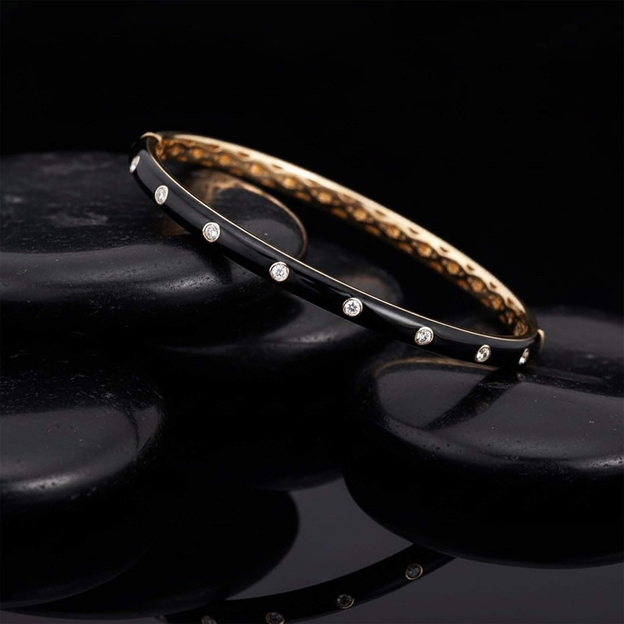 Bracciale Opal Mirage in oro giallo 14K (o 18k su richiesta) In condizioni Nuovo in vendita a Los Angeles, CA