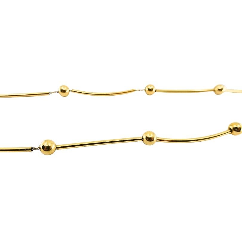 Collar de Opalo Collar de Oro de 14k con Abalorios en venta 3