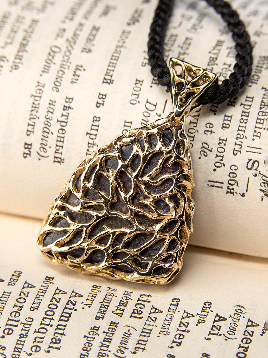 Opal Halskette Gold Unisex Anhänger Lord of the Rings Stil Geschenk für besondere Menschen  im Angebot 8