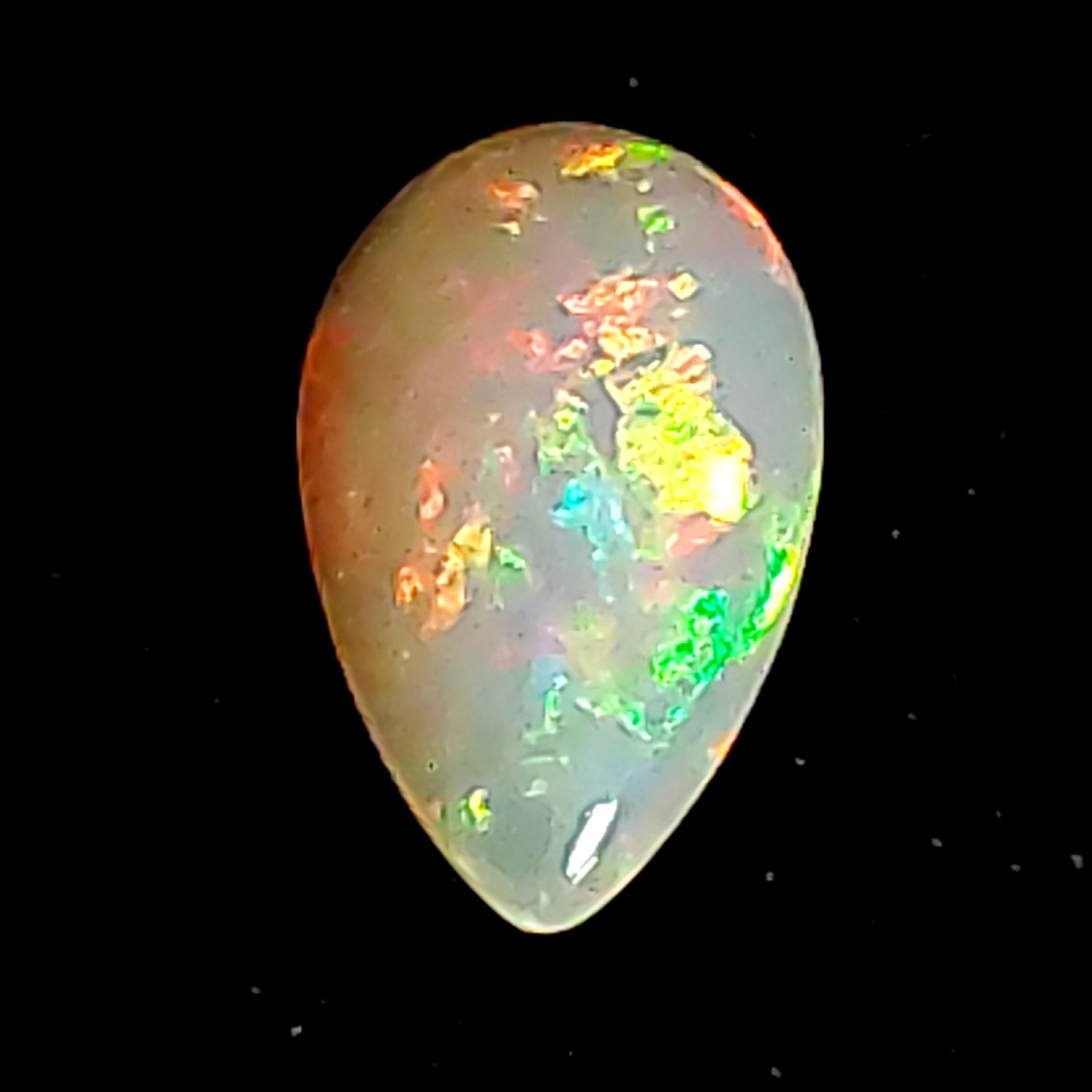Pear Cut Opal - Pear Shape - approx 6.80ct - Incredible Play of Color! For Sale
