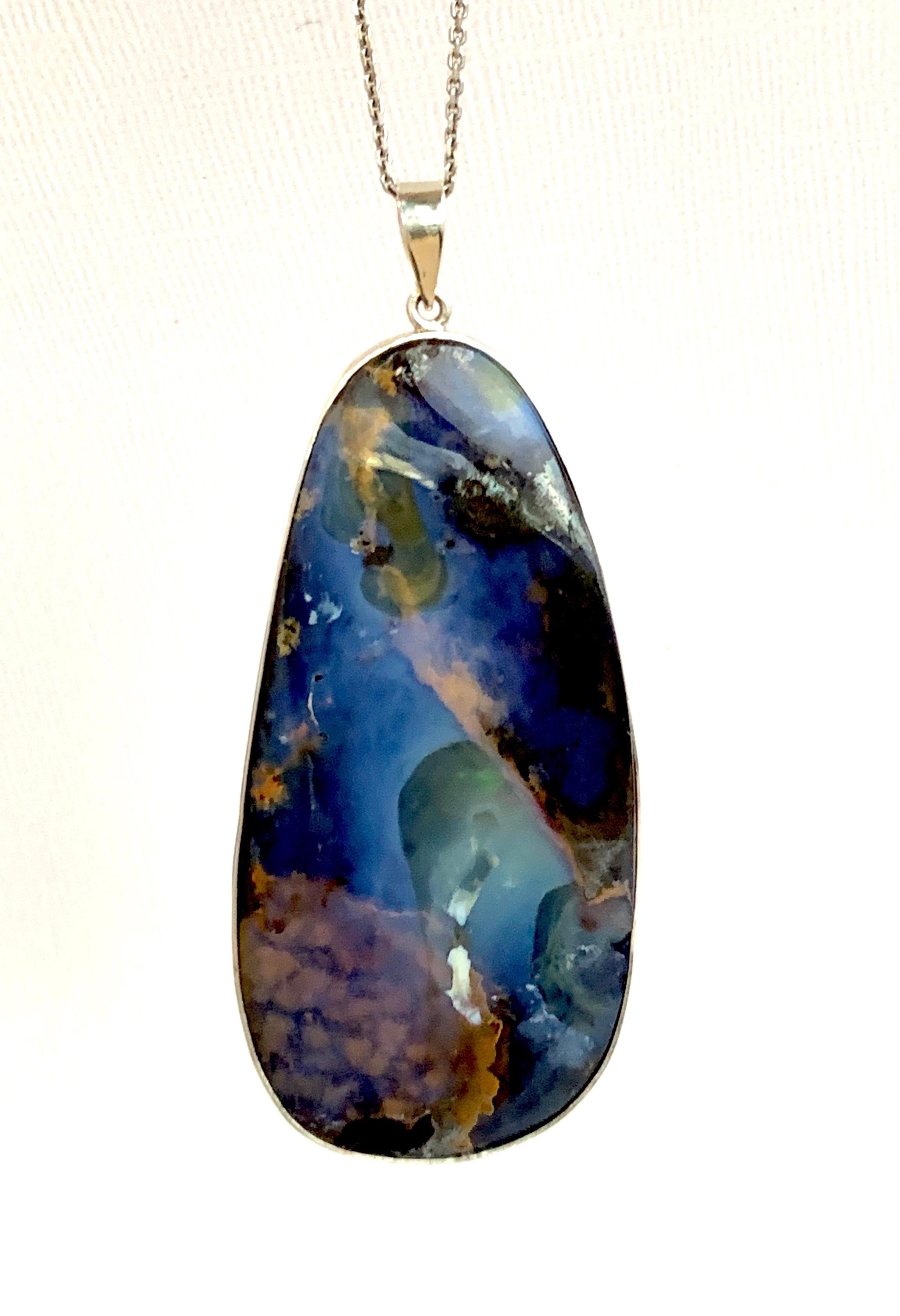 Contemporary Opal Pendant