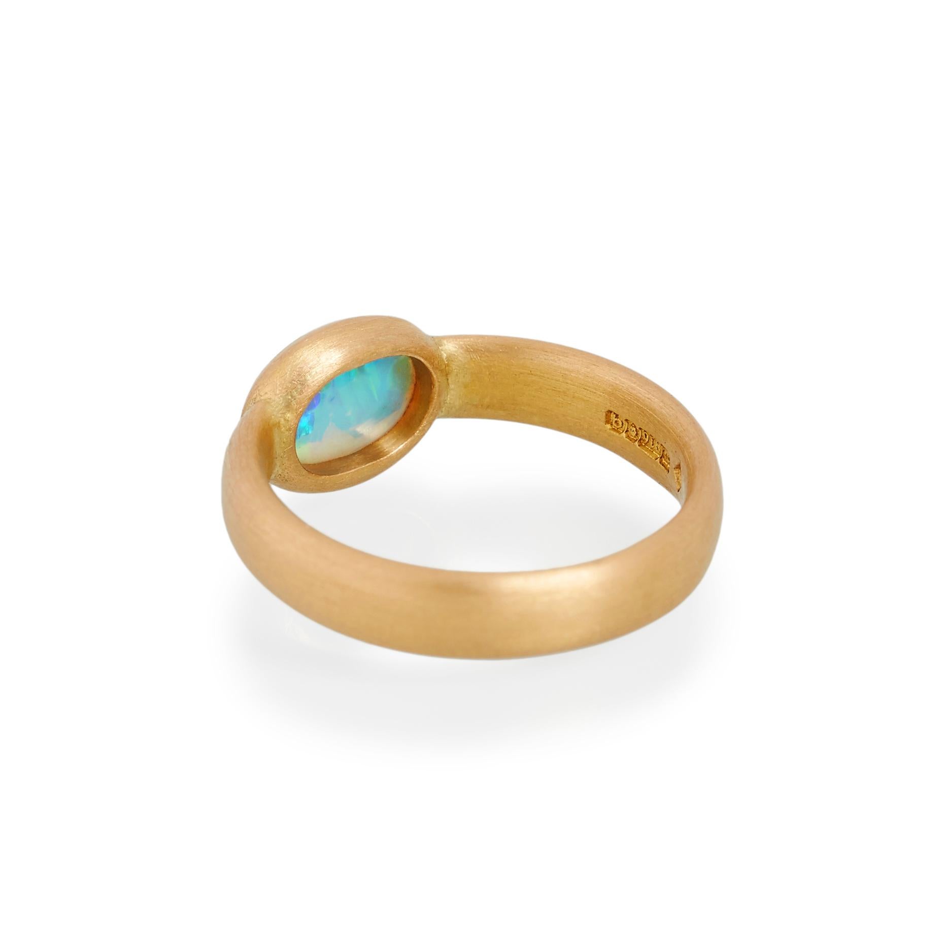 opal ring gold 585