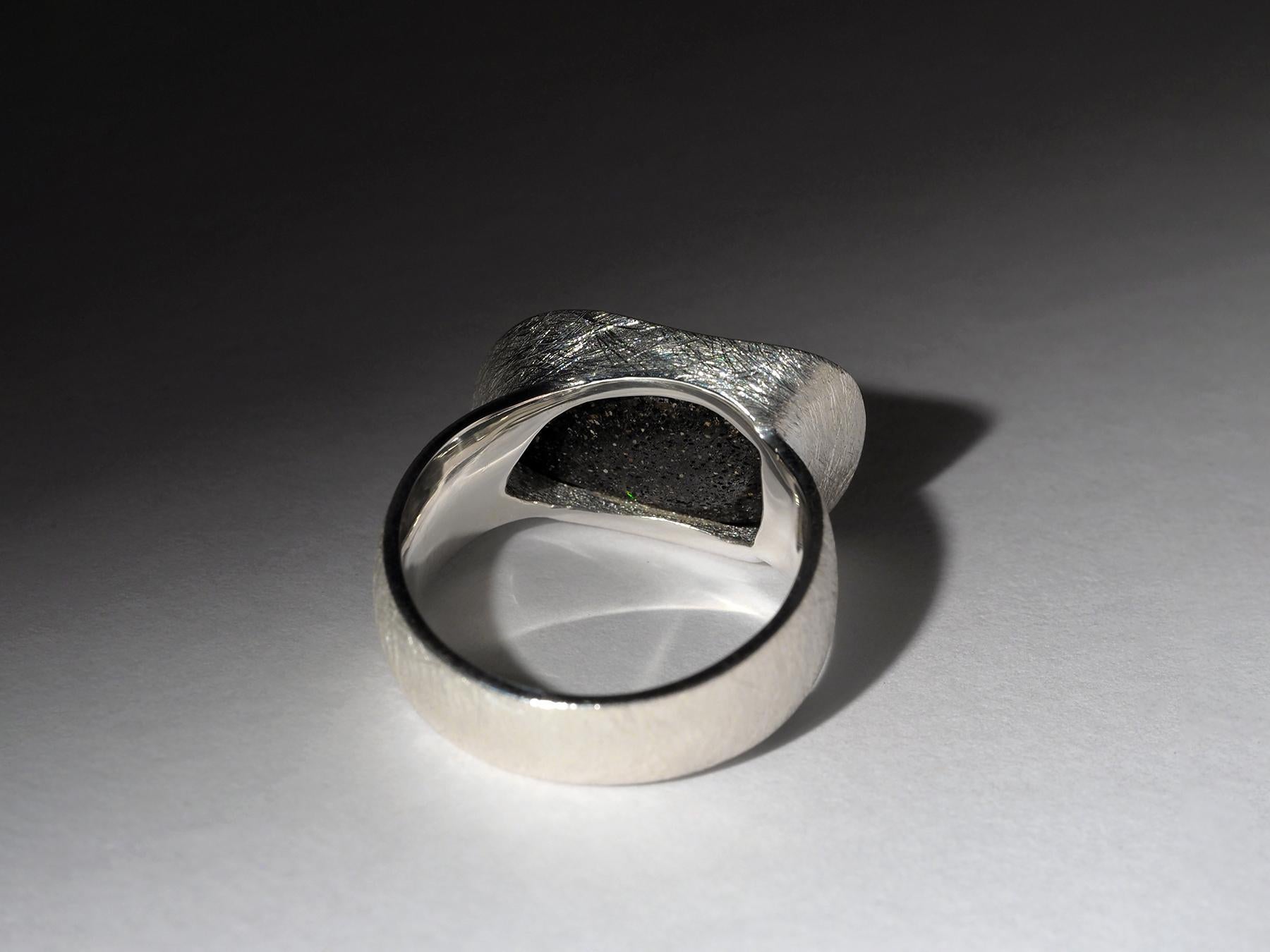 Anillo de ópalo Precioso australiano genuino Ópalo regalo aniversario de boda esposa natural 6