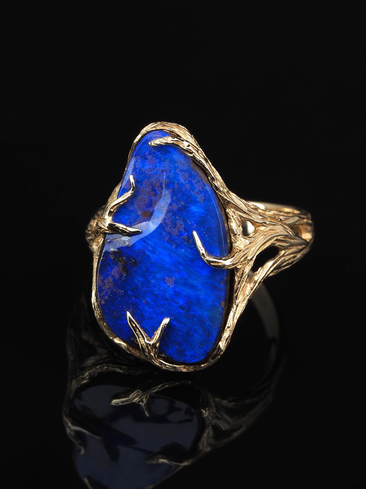 australian opal rings