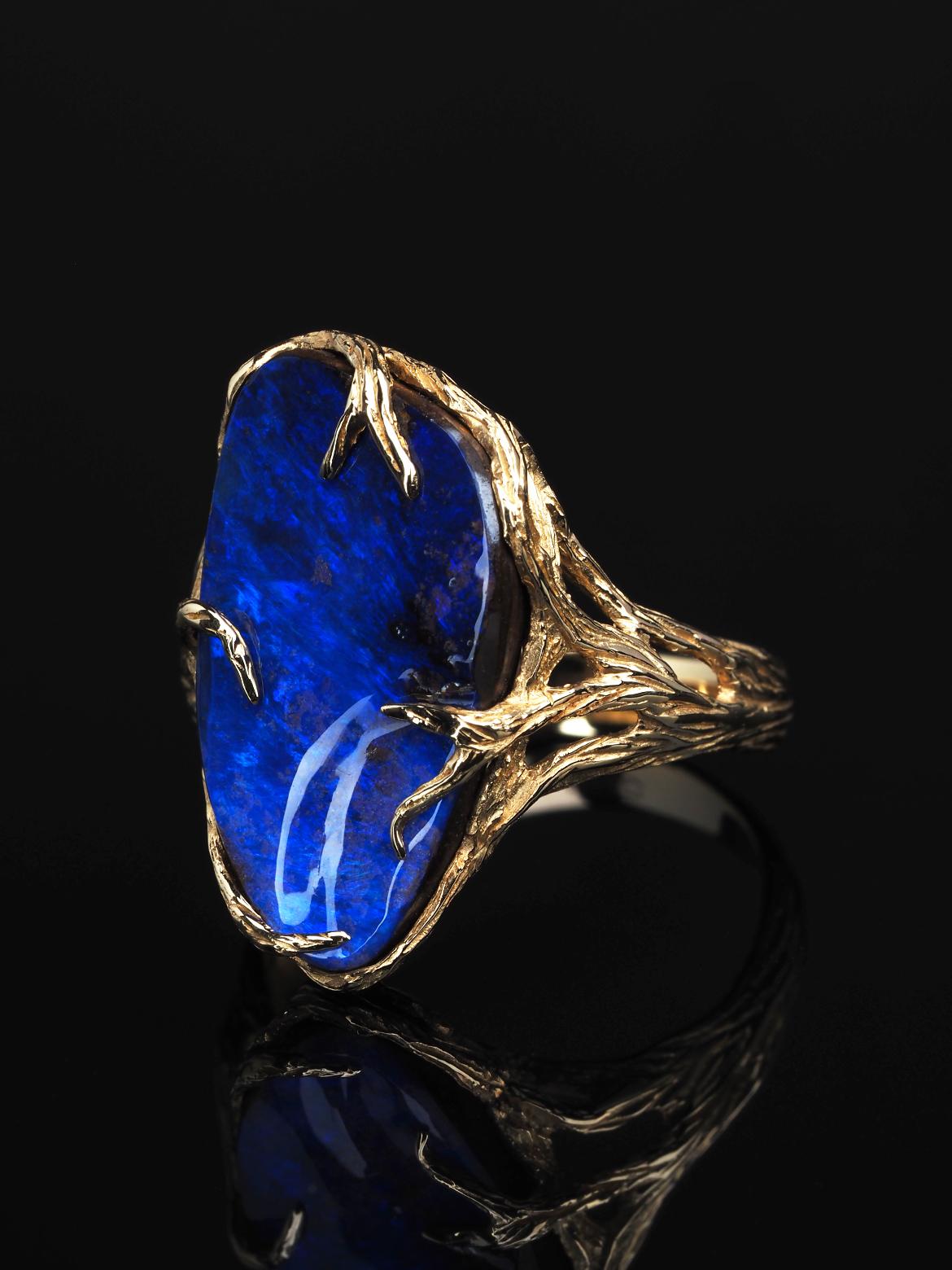blue australian opal