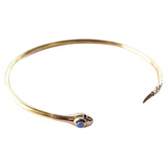 Opal Ruby Snake Bangle Arm Cuff Bracelet Bronze J Dauphin