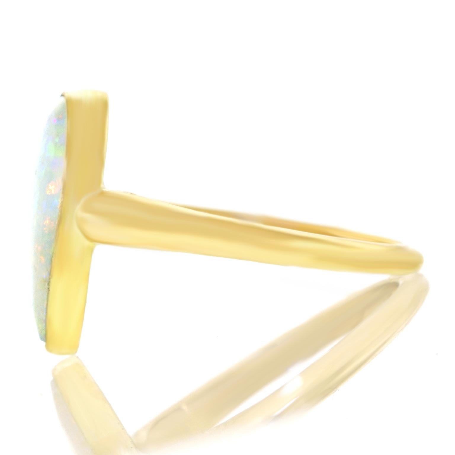 Opal Set of Gold Ring 3