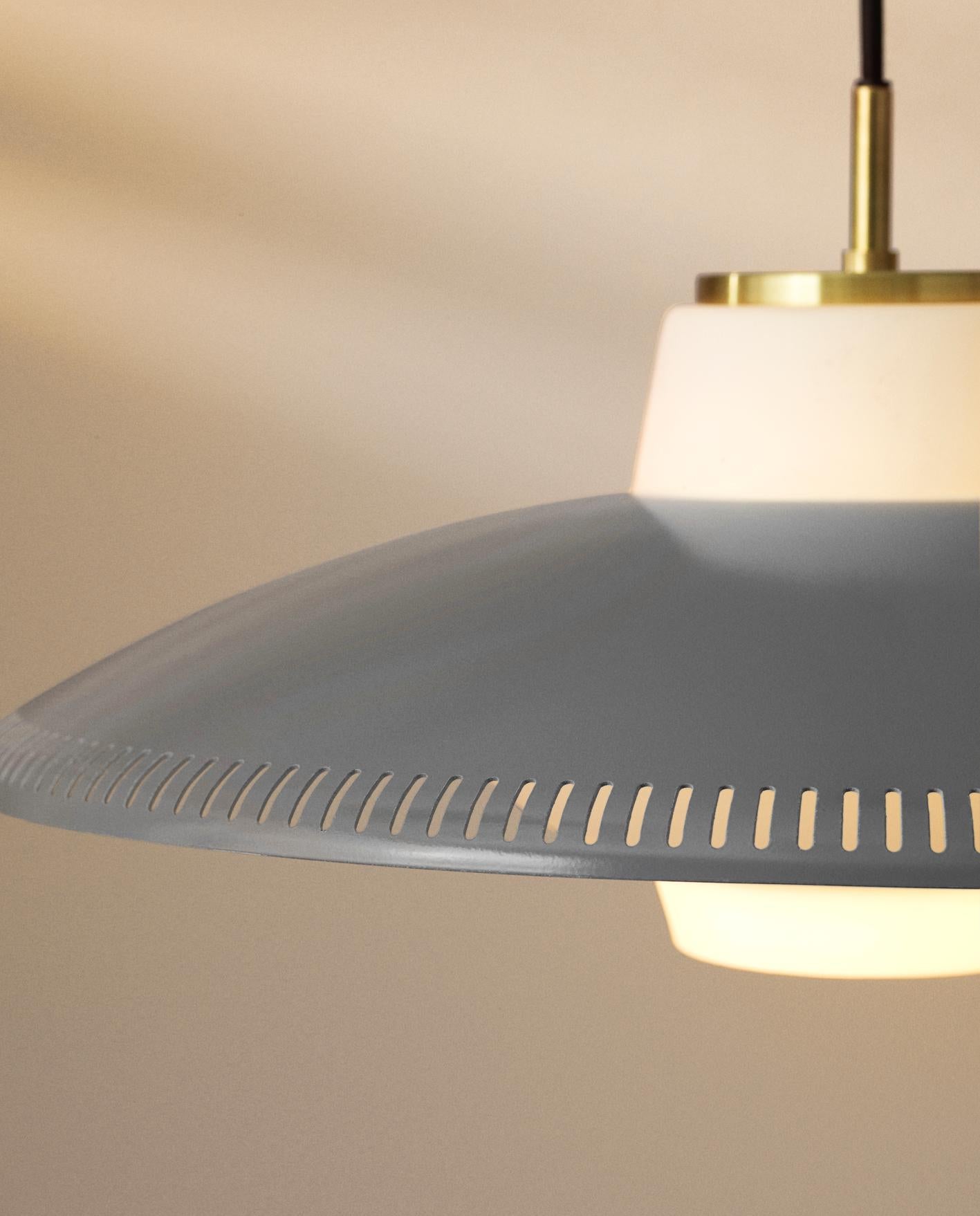 Opal Shade Pendant Lamp, by Arne Hovmand-Olsen from Warm Nordic For Sale 10