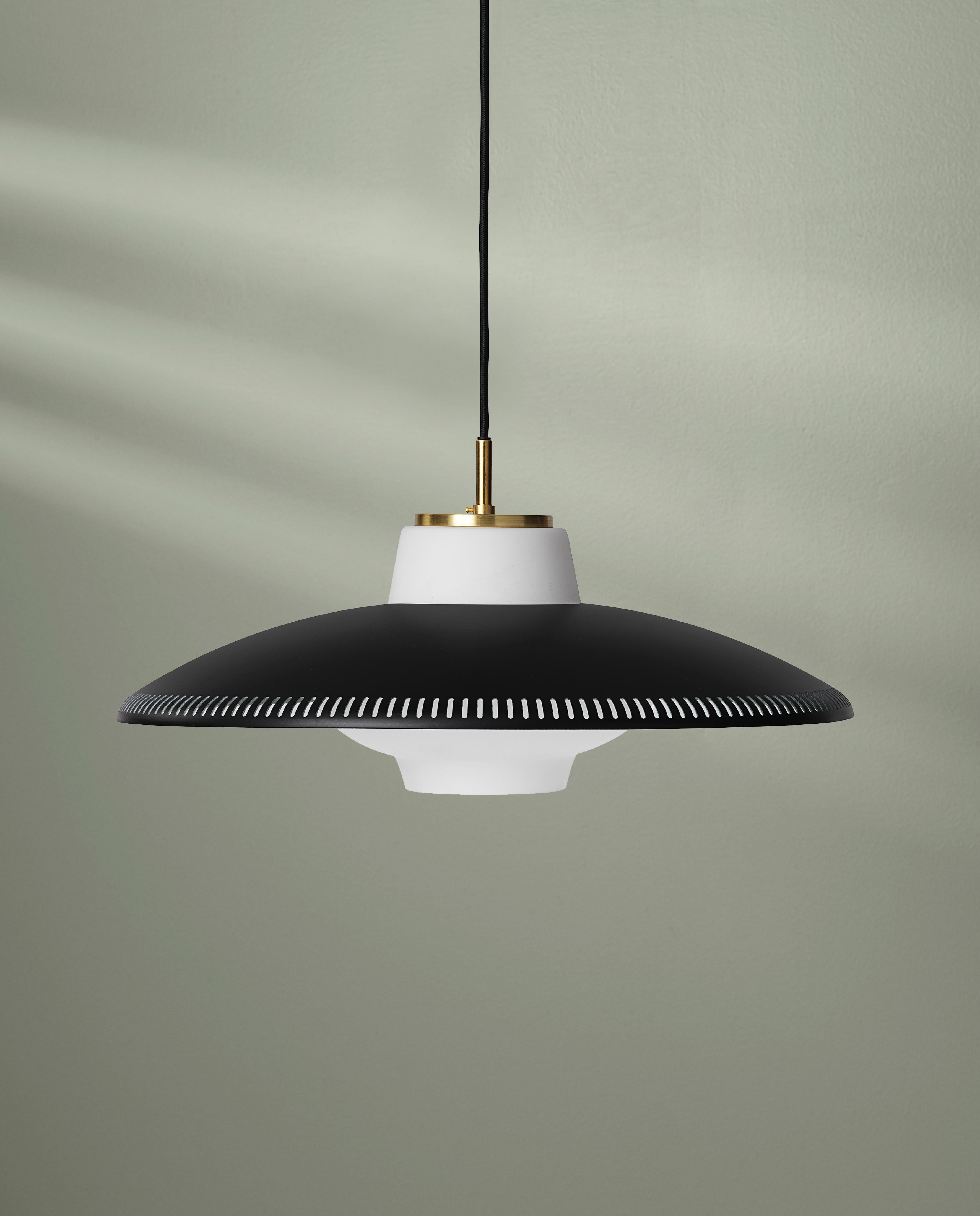 Contemporary Opal Shade Pendant Lamp, by Arne Hovmand-Olsen from Warm Nordic For Sale