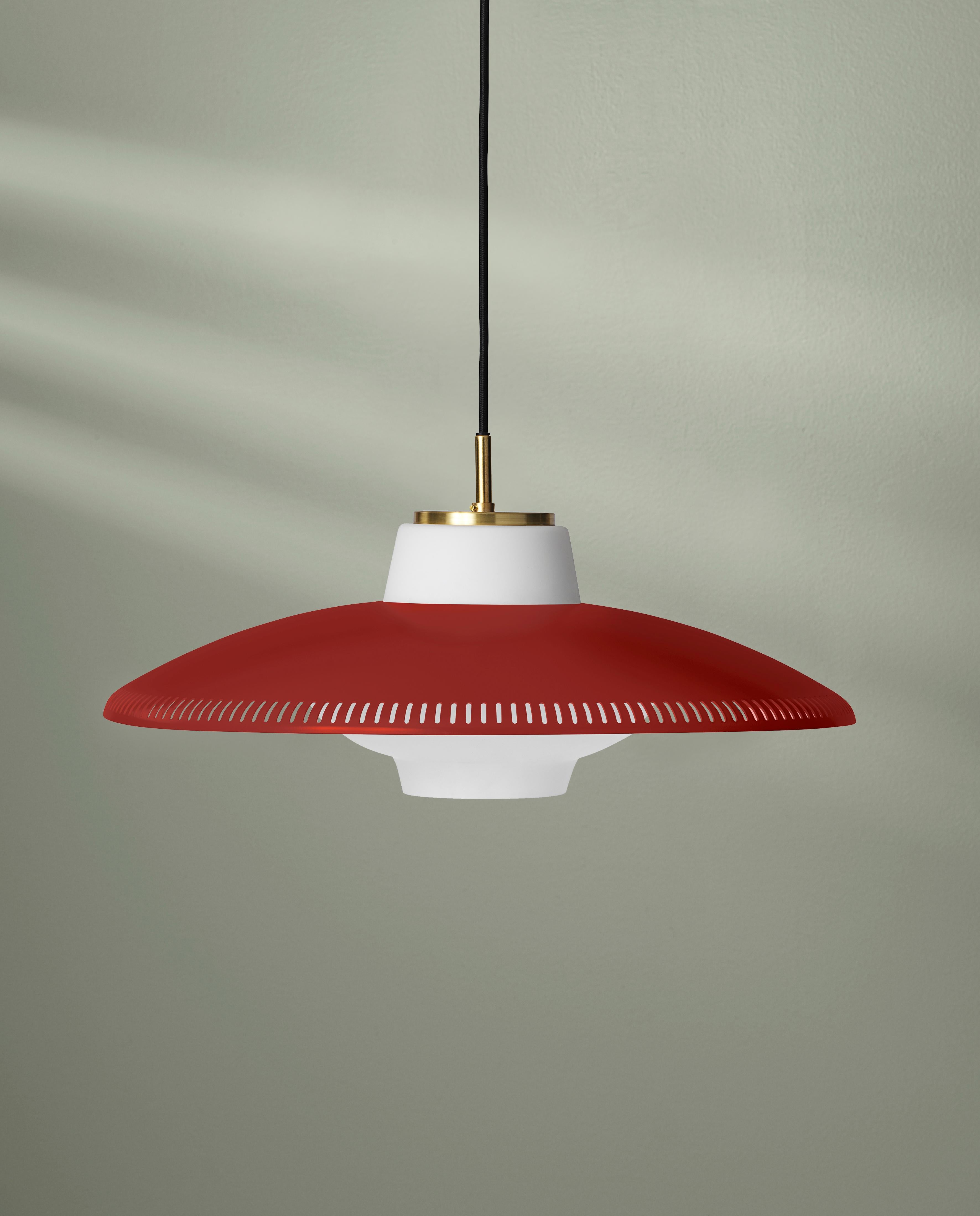 Opal Shade Pendant Lamp, by Arne Hovmand-Olsen from Warm Nordic For Sale 1