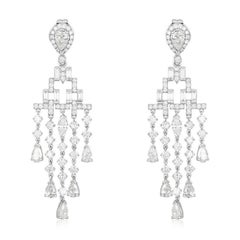 1.69ct Diamond 18K Gold Drop Earrings