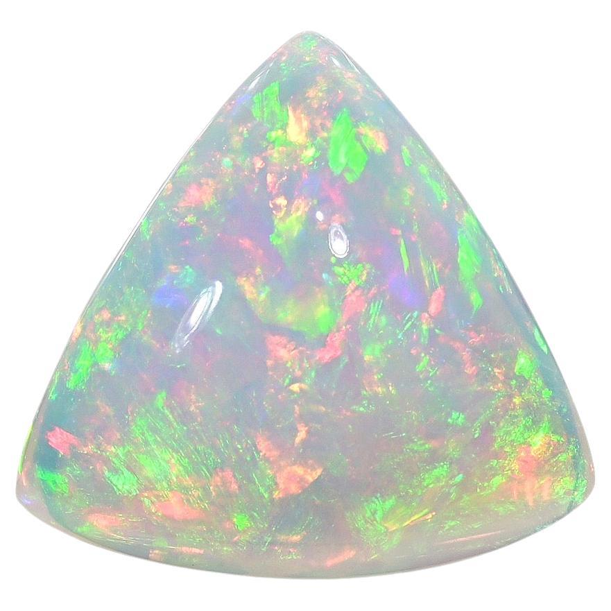 Opal Stone 12.00 Carat Trillion Natural Ethiopian Loose Gemstone