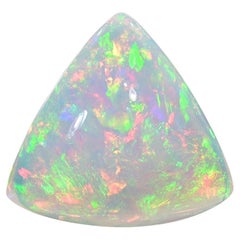 Opal Stone 12.00 Carat Trillion Natural Ethiopian Loose Gemstone