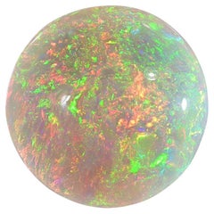 Opal Stone 16.94 Carat Round Natural Ethiopian Loose Gemstone