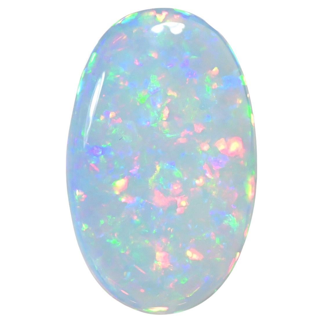 Opal Stone 19.17 Carat Oval Natural Ethiopian Loose Gemstone For Sale