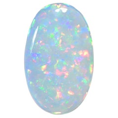 Opal Stone 19.17 Carat Oval Natural Ethiopian Loose Gemstone