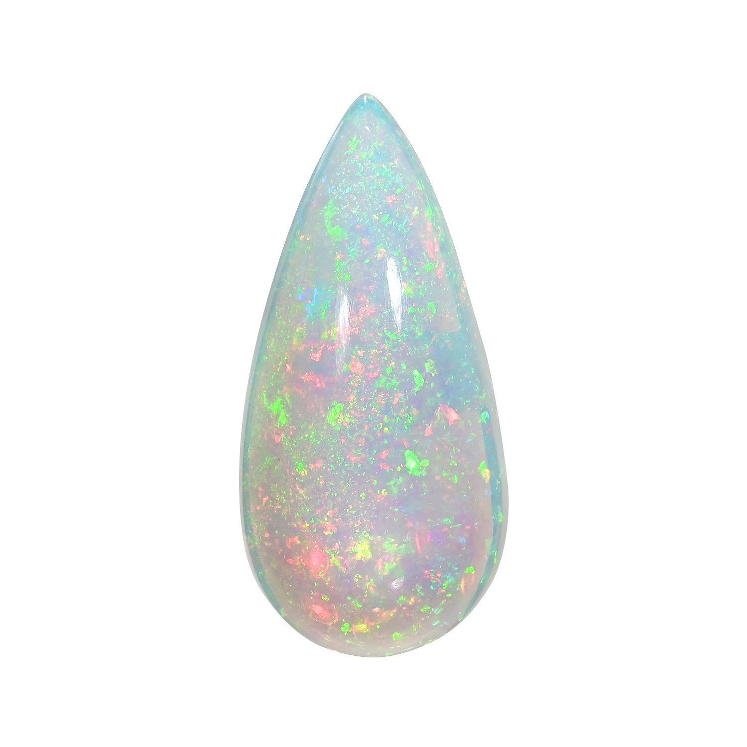 Natural 19.50 carat pear shape Ethiopian Opal loose gemstone, offered unmounted to an exclusive gem connoisseur.
Returns are accepted and paid by us within 7 days of delivery.
We offer supreme custom jewelry work upon request. Please contact us for