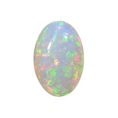 22.20-Carat Oval Ethiopian Opal – A Rare and Exquisite Gem by Merkaba Jewelry
