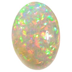 25.67-Carat Oval Ethiopian Opal – Rare Collector’s Gemstone by Merkaba Jewelry