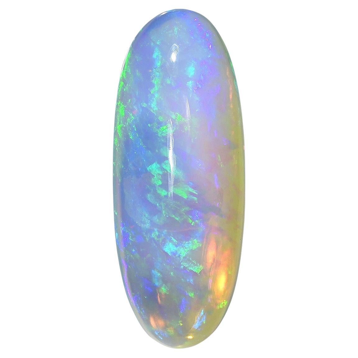 Pierre précieuse en opale éthiopienne ovale naturelle de 27.42 carats