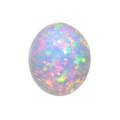 36.67 Carat Oval Ethiopian Opal Loose Gemstone, Natural Unmounted Opal, Merkaba