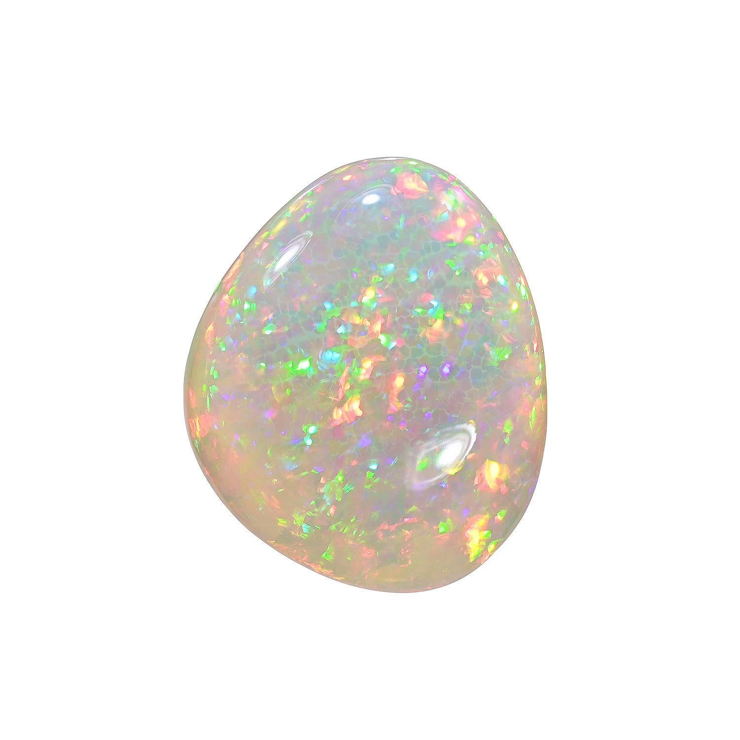 Natural 51.39 carat free-form Ethiopian Opal loose gemstone, offered unmounted to an exclusive gem collector.
Returns are accepted and paid by us within 7 days of delivery.
We offer supreme custom jewelry work upon request. Please contact us for