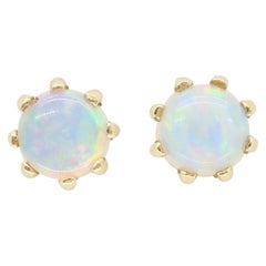 Opal Stud Earrings