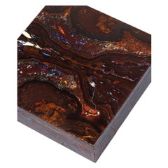 Opale Vanity case Stone Wood Box moglie regalo di compleanno persona speciale regali di nozze