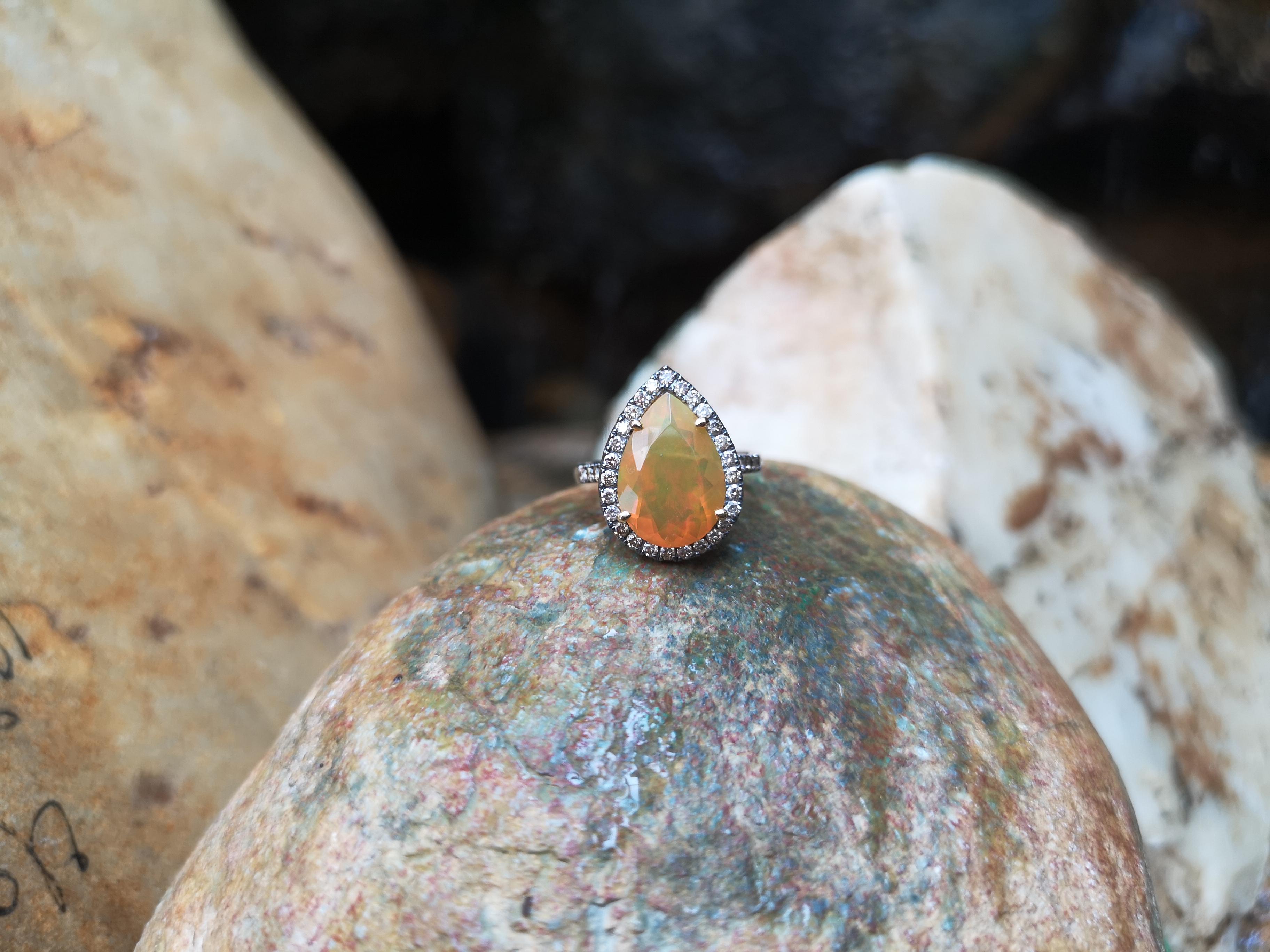 brown opal ring