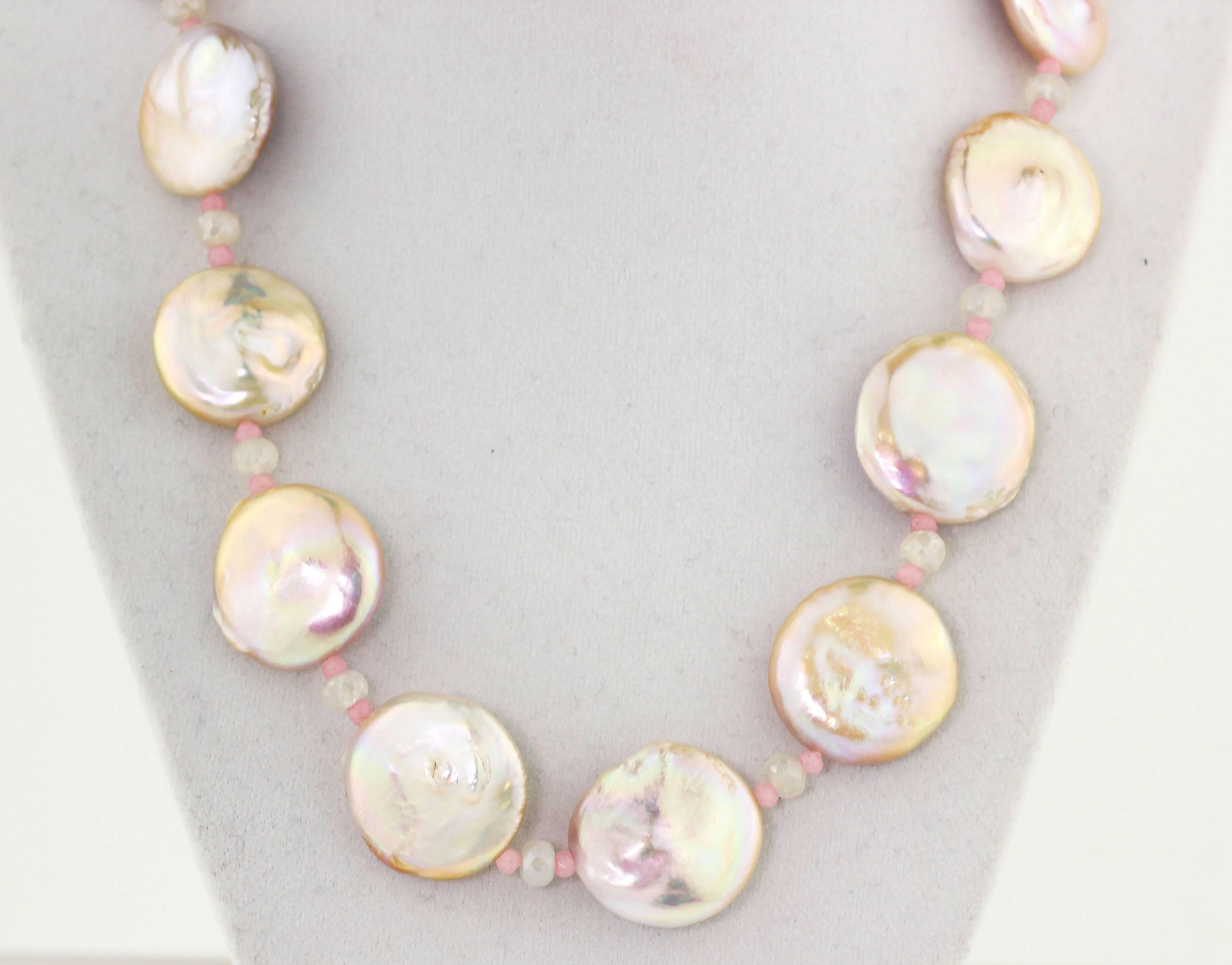 opal moonstone necklace