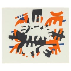 Opale N.1 Litografía sobre papel de Guiseppe Capogrossi, 1971