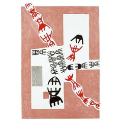 Opale N.7 Lithograph by Guiseppe Capogrossi, 1971