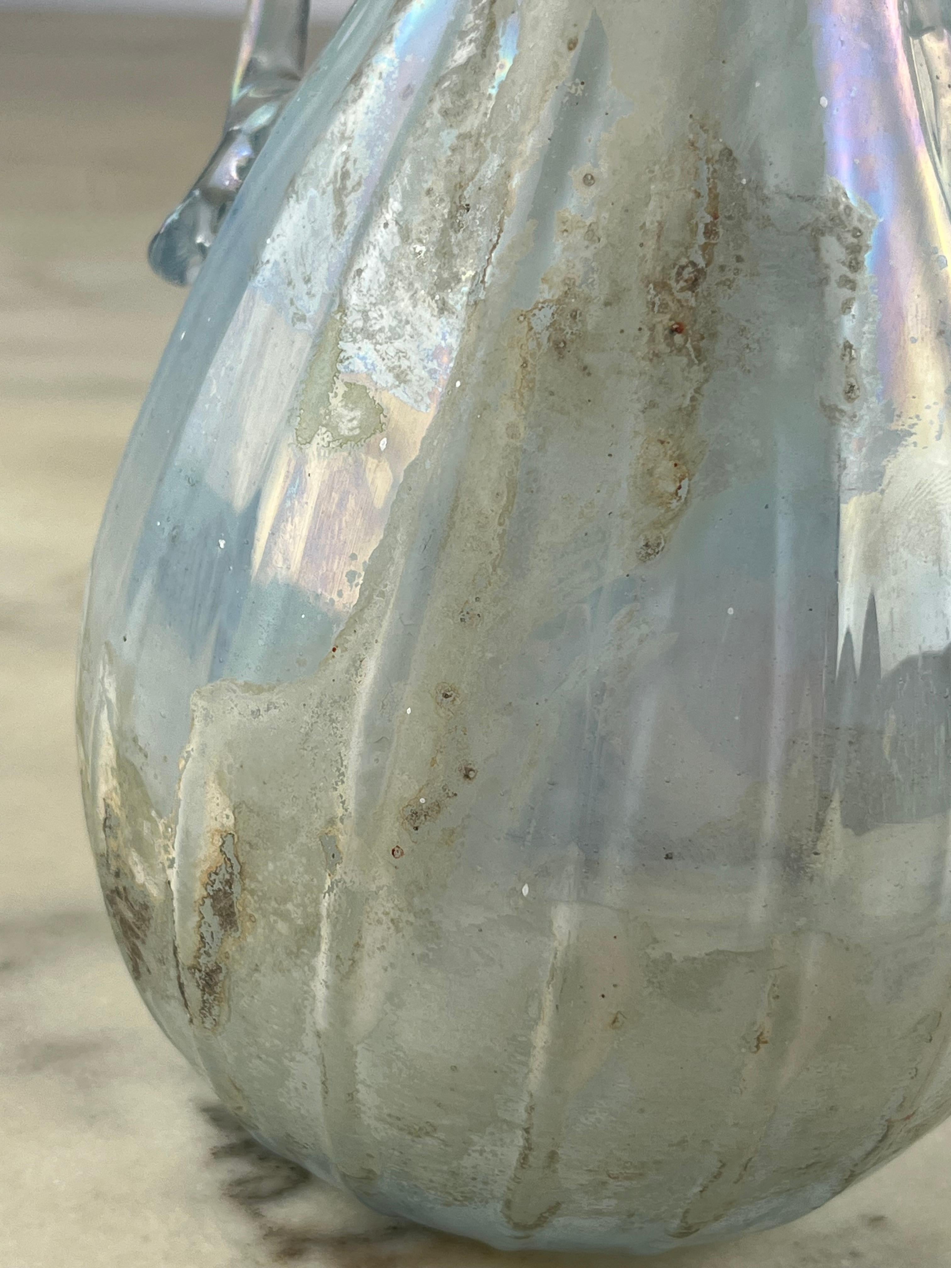 Opaleszierendes Murano-Glas Amphora aus der Mitte des Jahrhunderts Archimede Seguso zugeschrieben 1940er Jahre im Angebot 8