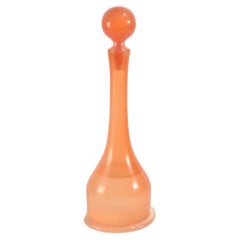 Opalescent Orange Decanter