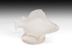 Opalescent Rene Lalique Poisson Perch Fish Car Mascot