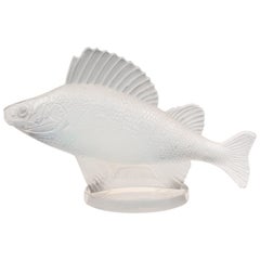 Vintage Opalescent Rene Lalique Poisson Perch Fish Car Mascot