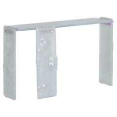 Opalia Console table 136 cm - 53.5 in Fused Glass by Patricia Urquiola for Glas