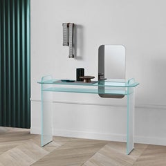 Opalina Glass Console, Designed by Cristina Celestino, Made in Italy