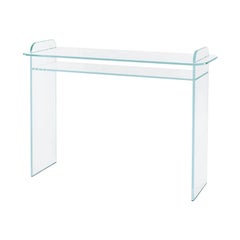Console en verre Opalina, conçue par Cristina Celestino, fabriquée en Italie