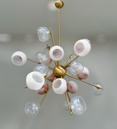 Opaline Blush Sputnik Chandelier by Fabio Ltd