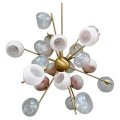 Opaline Blush Sputnik Chandelier by Fabio Ltd