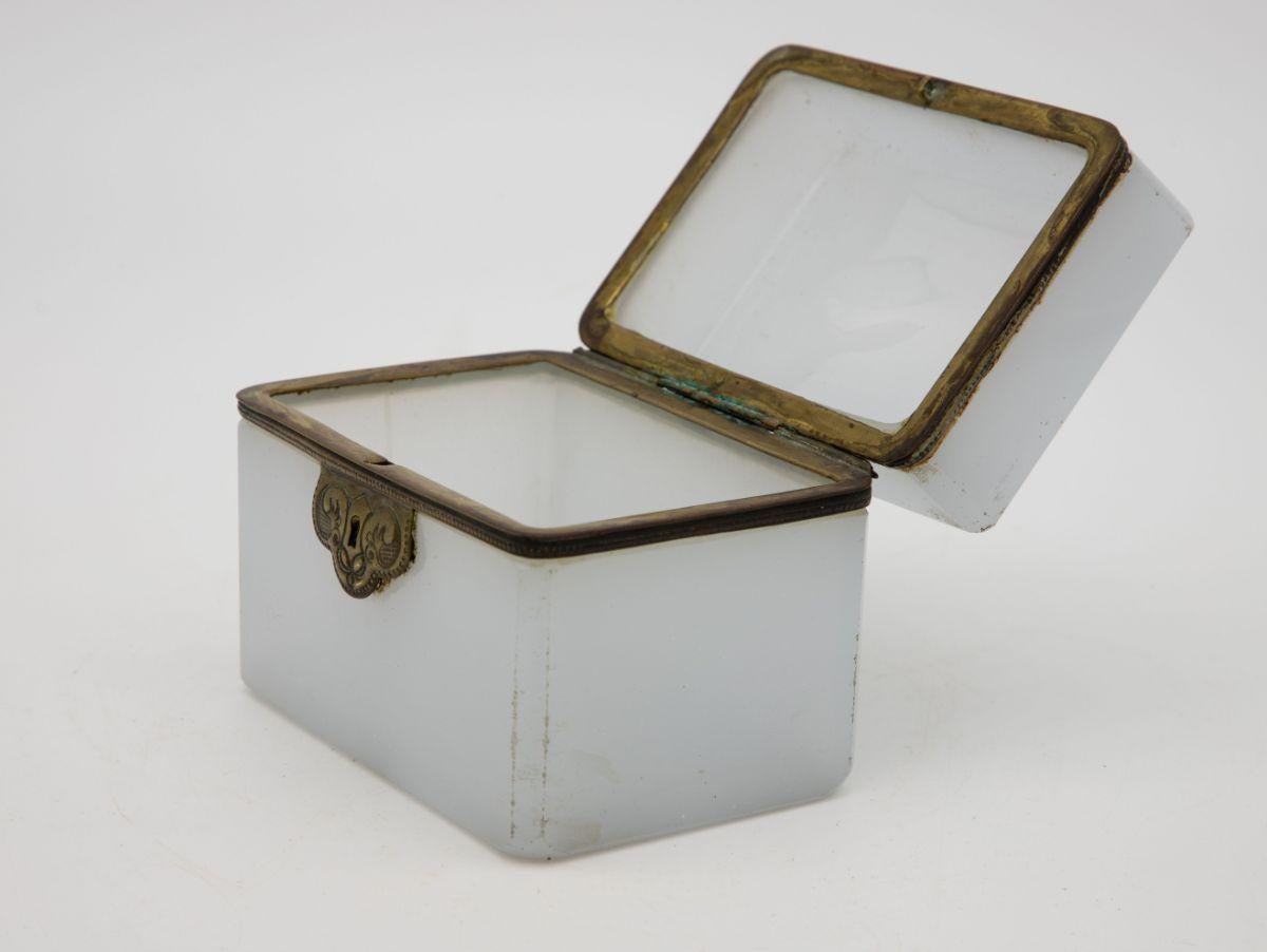 French Opaline Box