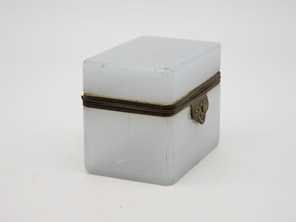 Mid-19th Century Opaline Box