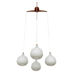 Vintage Opaline Cascading Lamp by Uno and Östen Kristiansson for Luxus