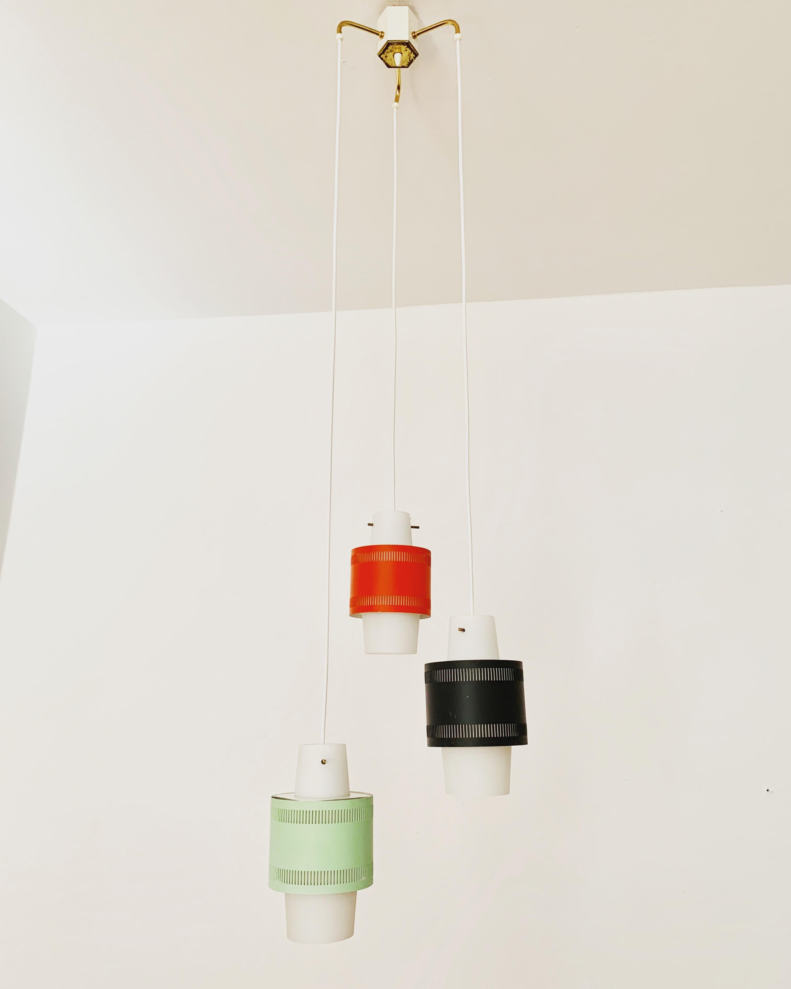 Opal-Kaskadenlampe (Moderne der Mitte des Jahrhunderts) im Angebot