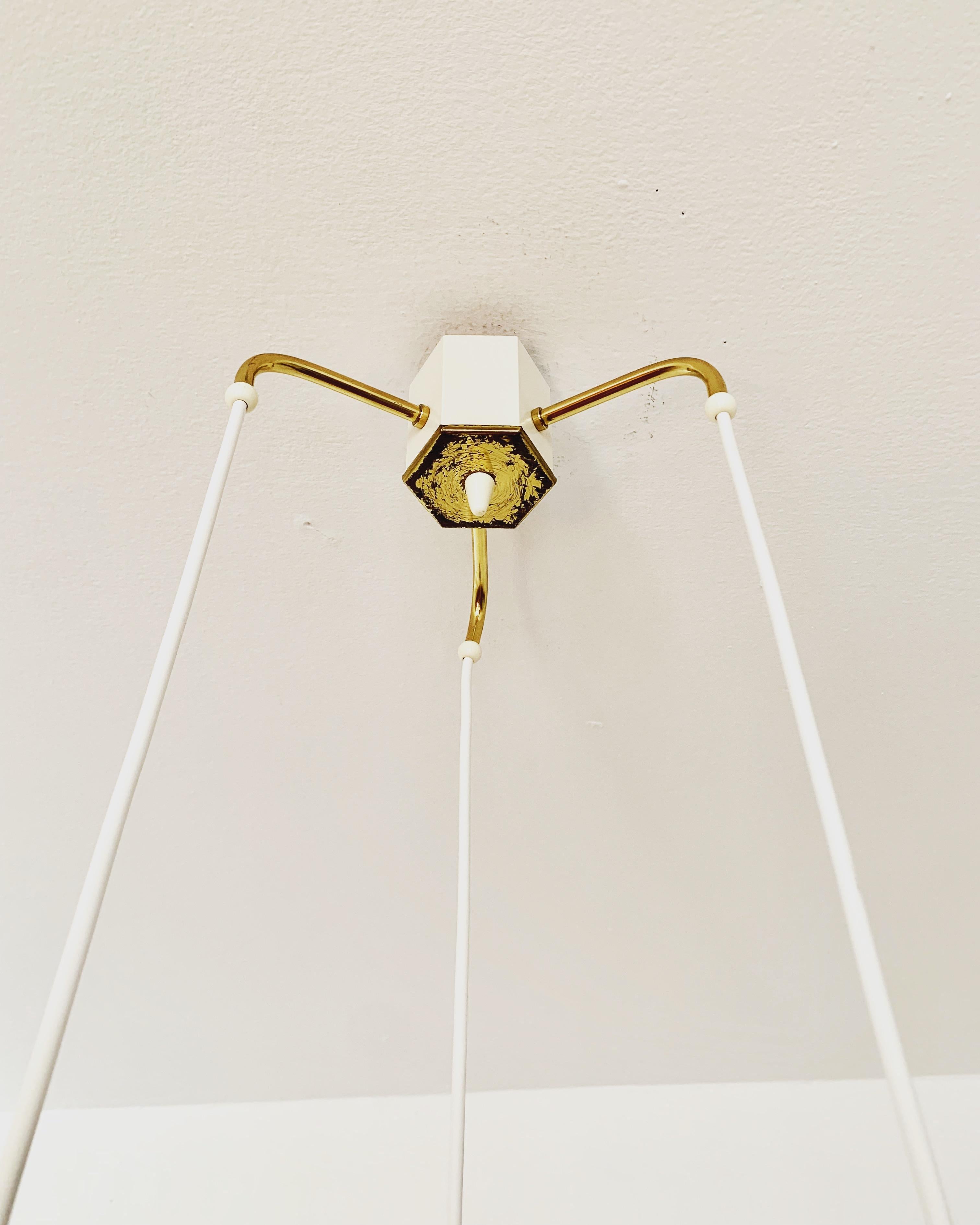 Opal-Kaskadenlampe (Metall) im Angebot