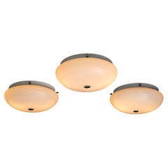 Opaline Ceiling Lights, Italy 1960