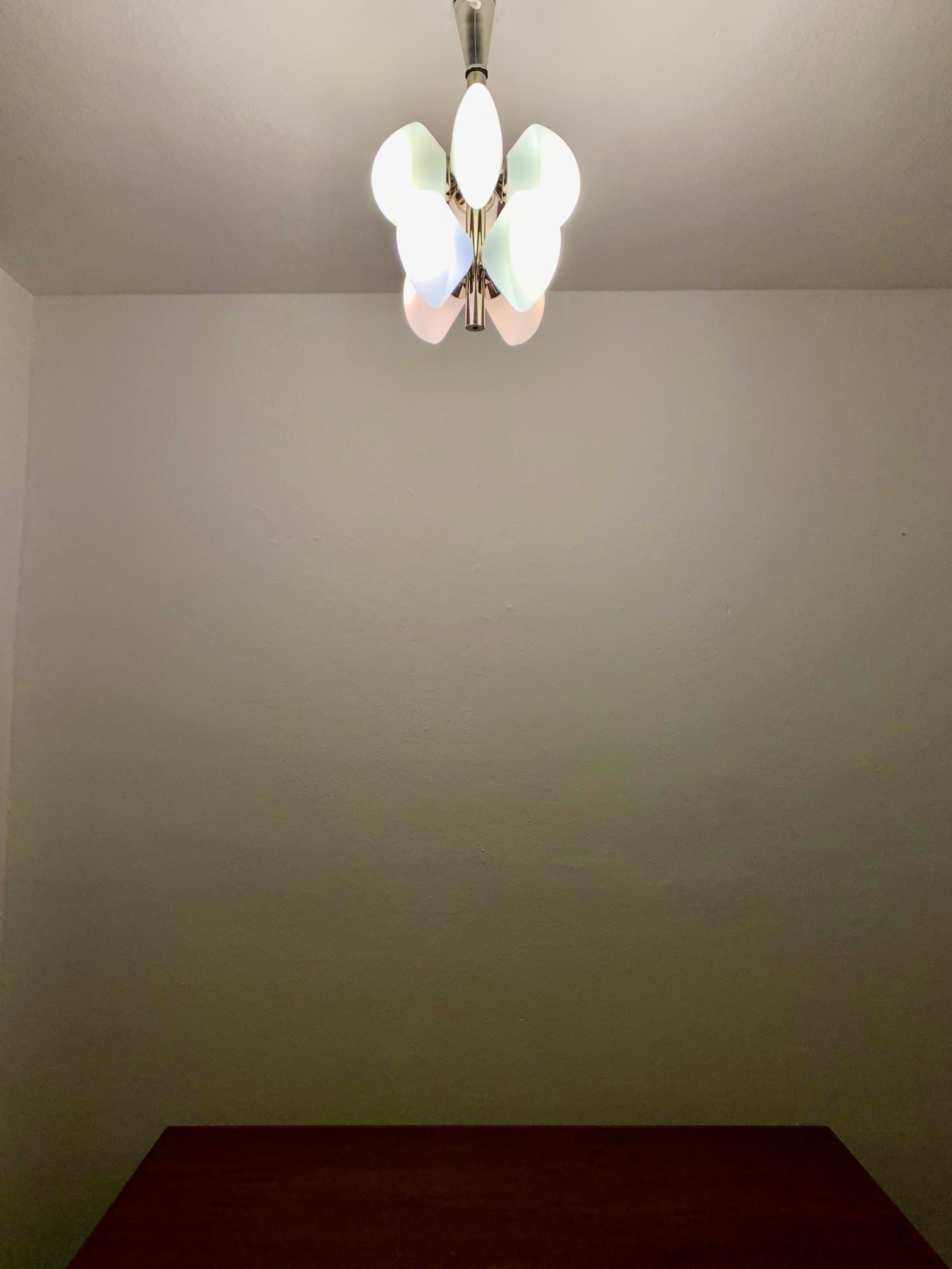 Opaline Chandelier For Sale 2