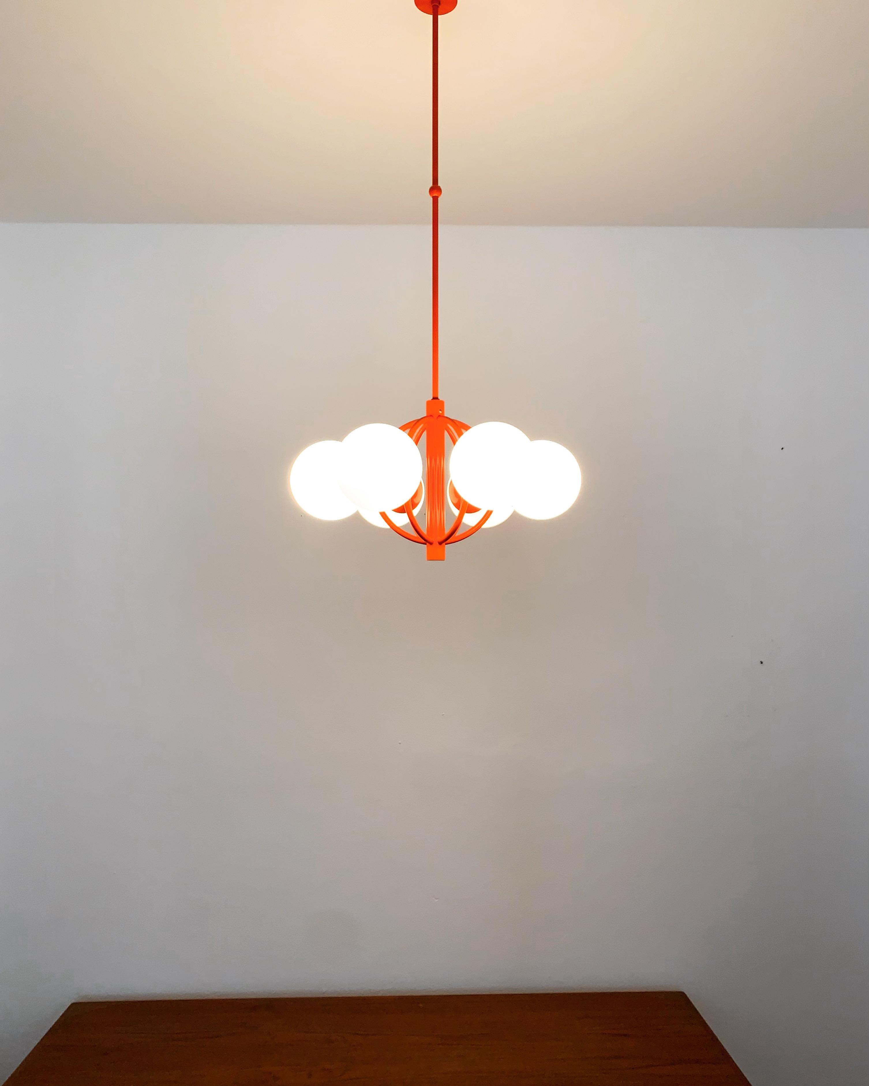 Opaline Chandelier from Kaiser Leuchten For Sale 2